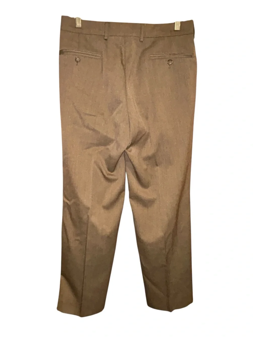 Hörst Dress Pants European Fabric Wool Blend Men’s 32 Brown Luca Stretch